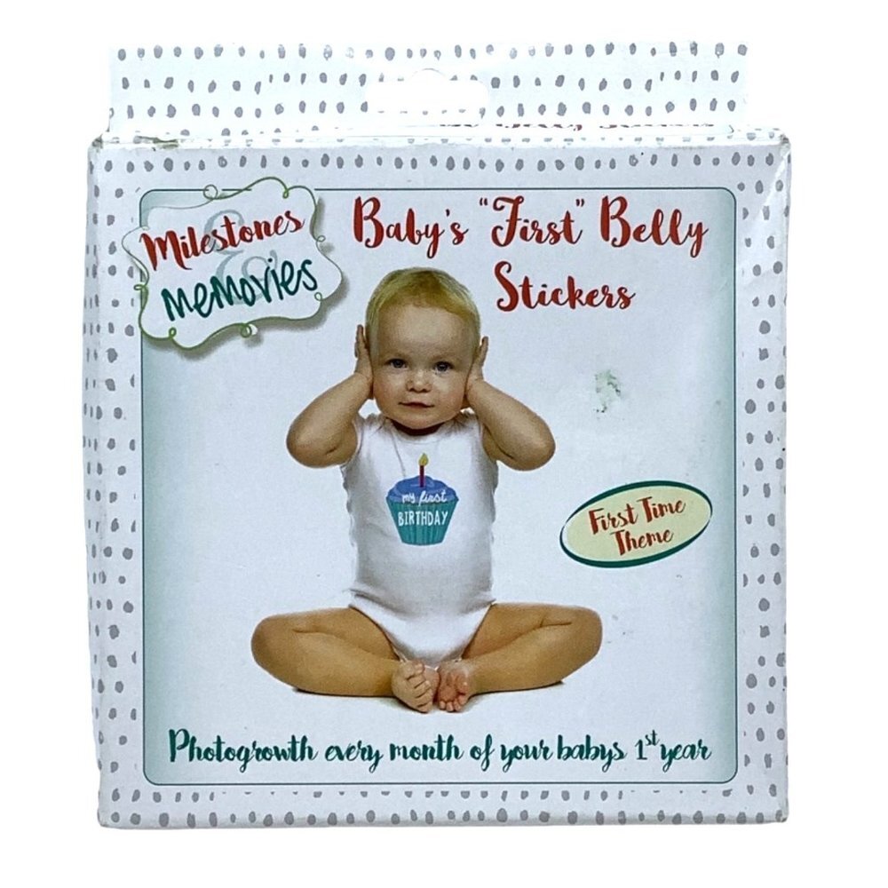Milestone Memories Baby's "First" Belly‎ Stickers First Time Theme Photography